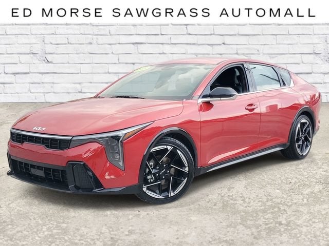 2025 Kia K4 GT-Line in Other — front three-quarter view