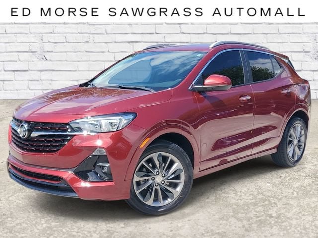 2023 Buick Encore GX Select in Cinnabar Metallic — front three-quarter view